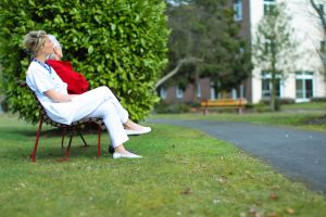 Le parc de Marchiennes : un moment de sérénité pour nos patients.